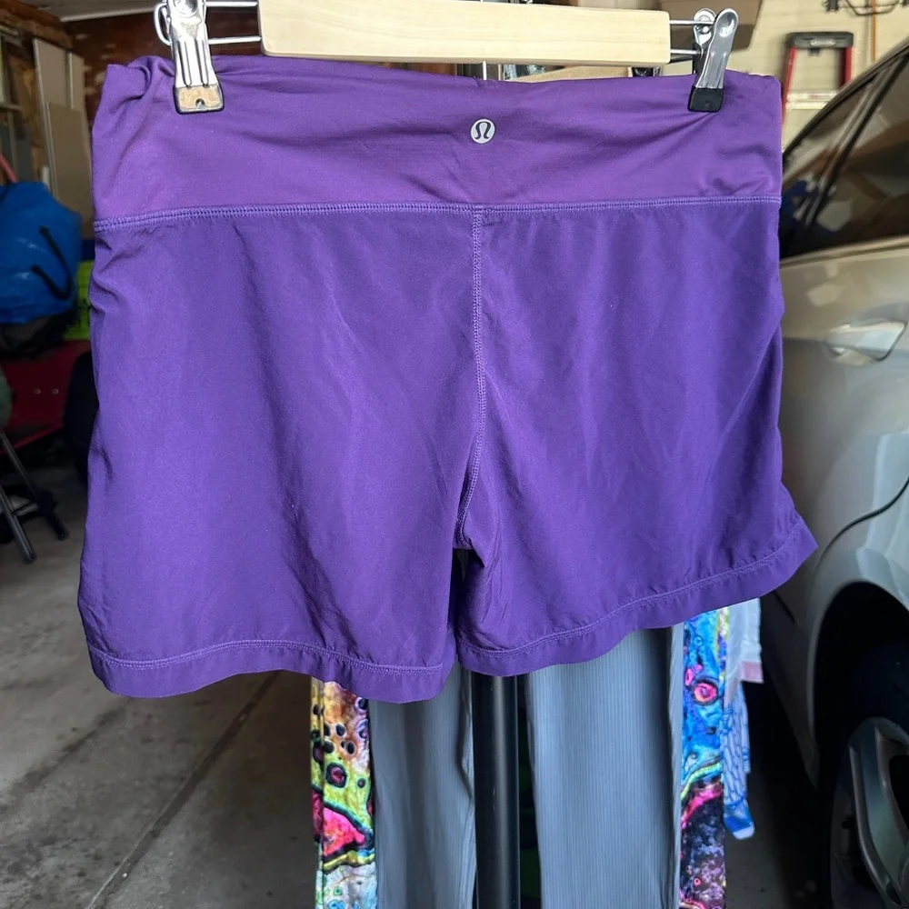 lululemon athletica Purple Athletic Shorts